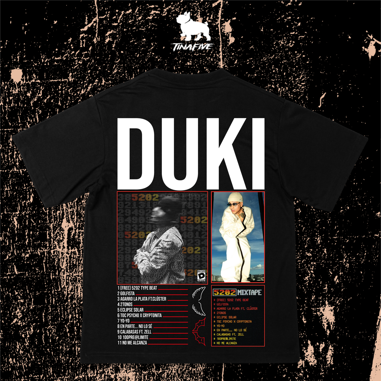 Camiseta Duki 5202 capicua