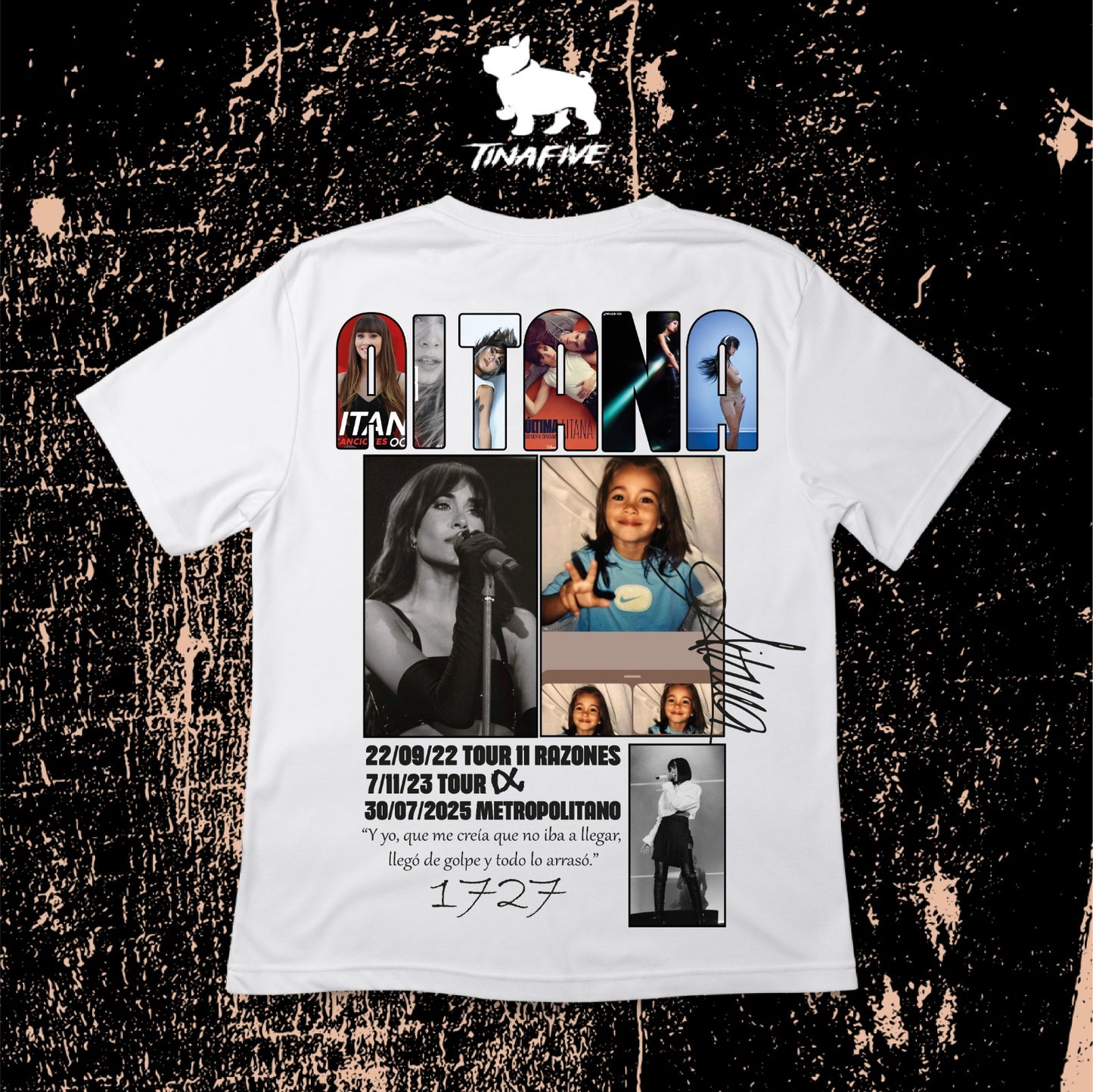 Camiseta Aitana Álbumes