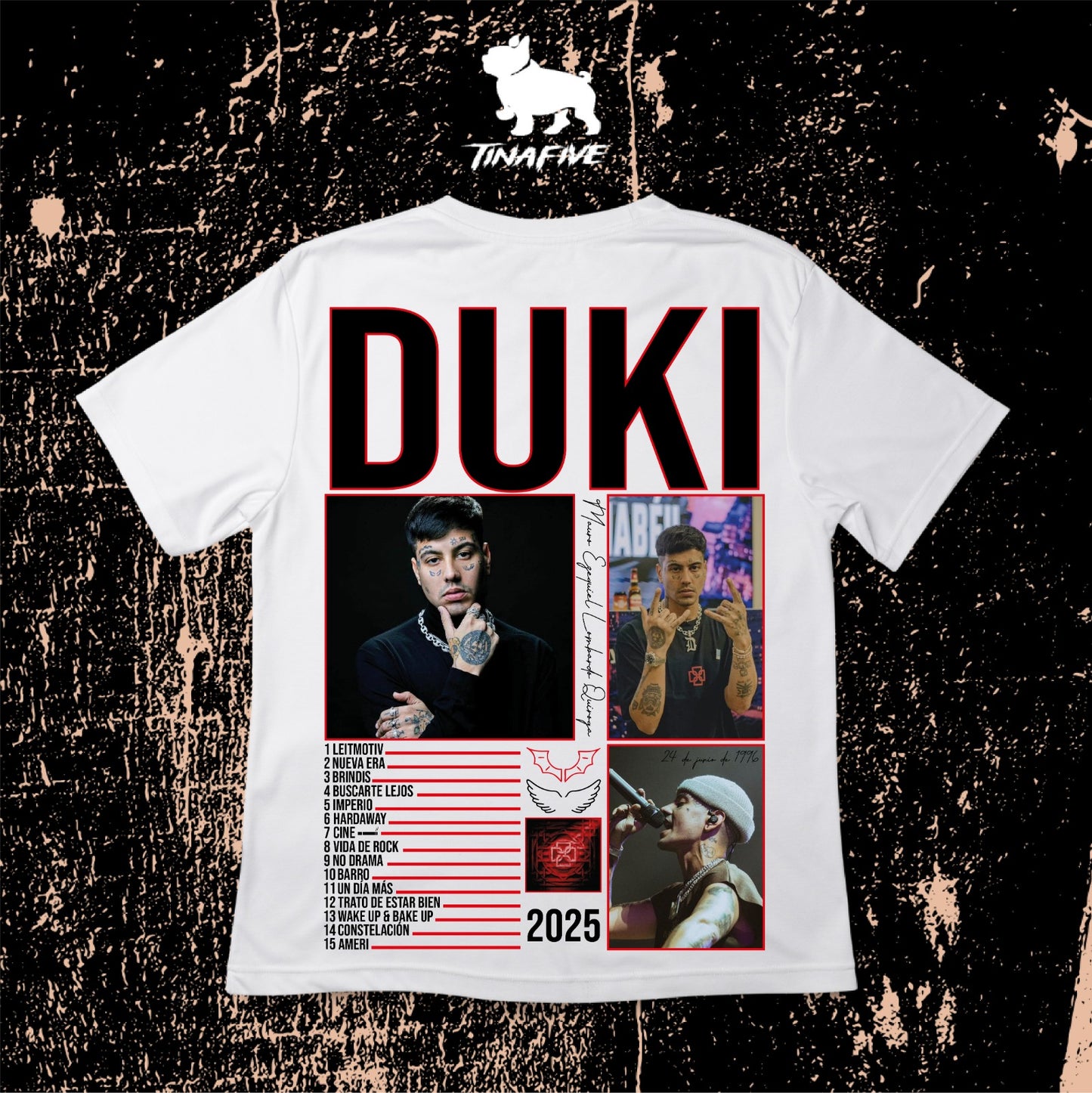 Camiseta Duki 2025