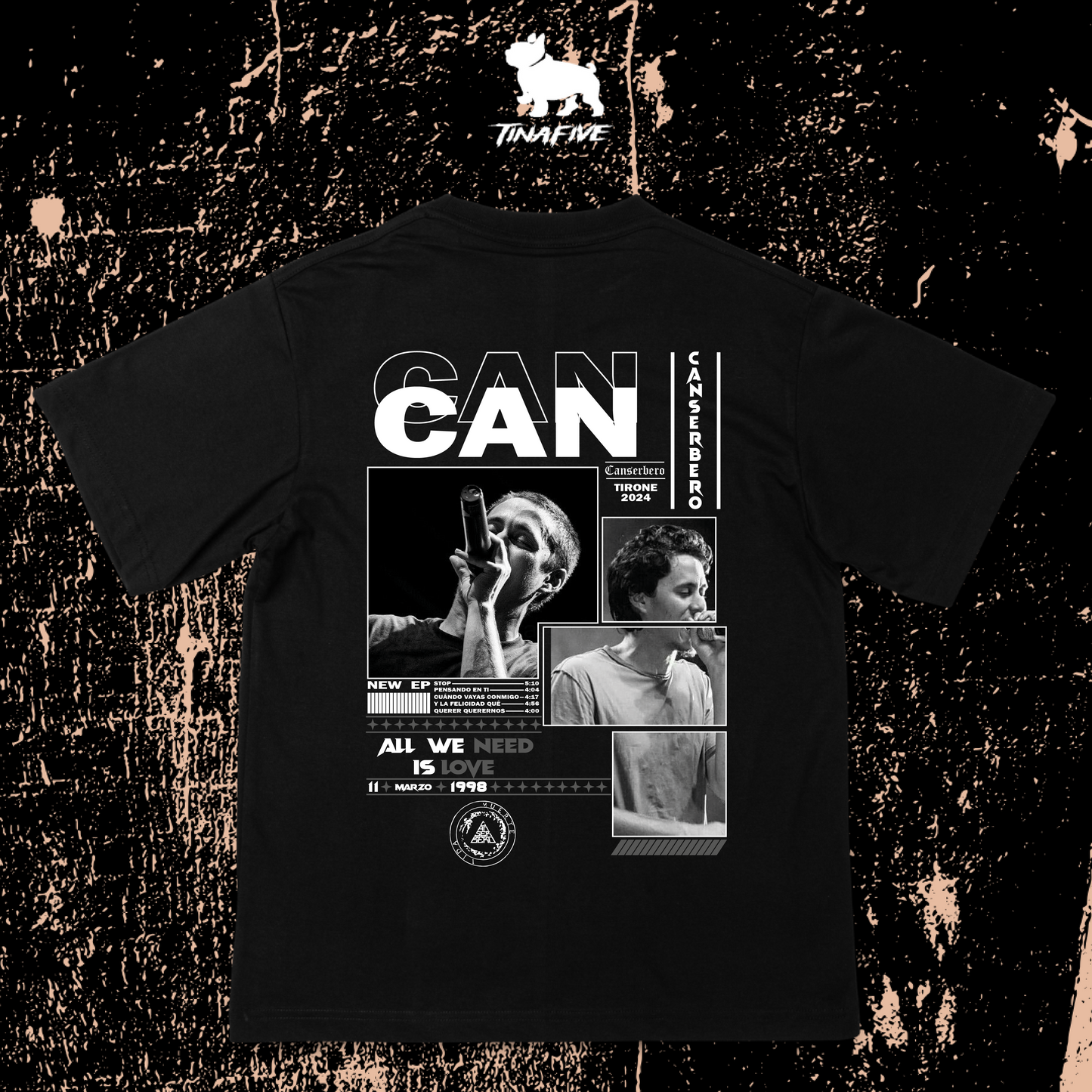 CAMISETA CANSERBERO