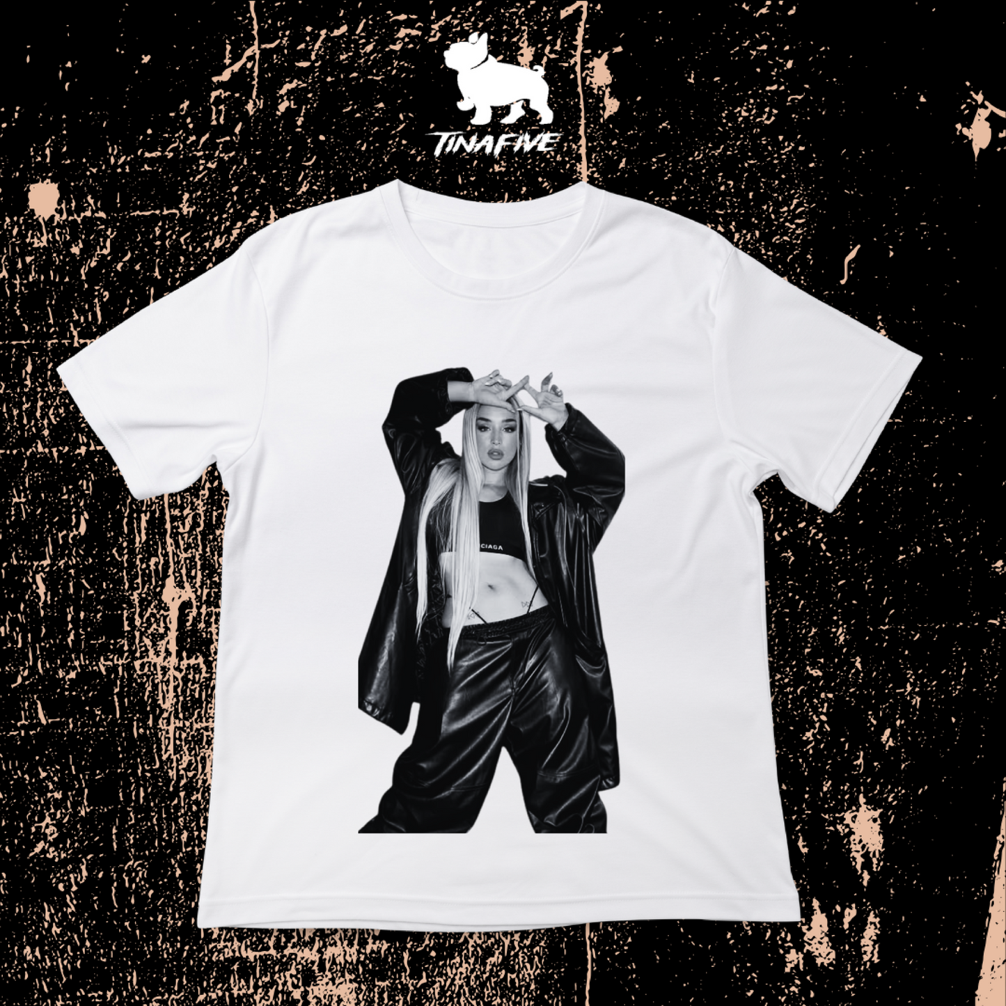 CAMISETA LOLA INDIGO VINTAGE