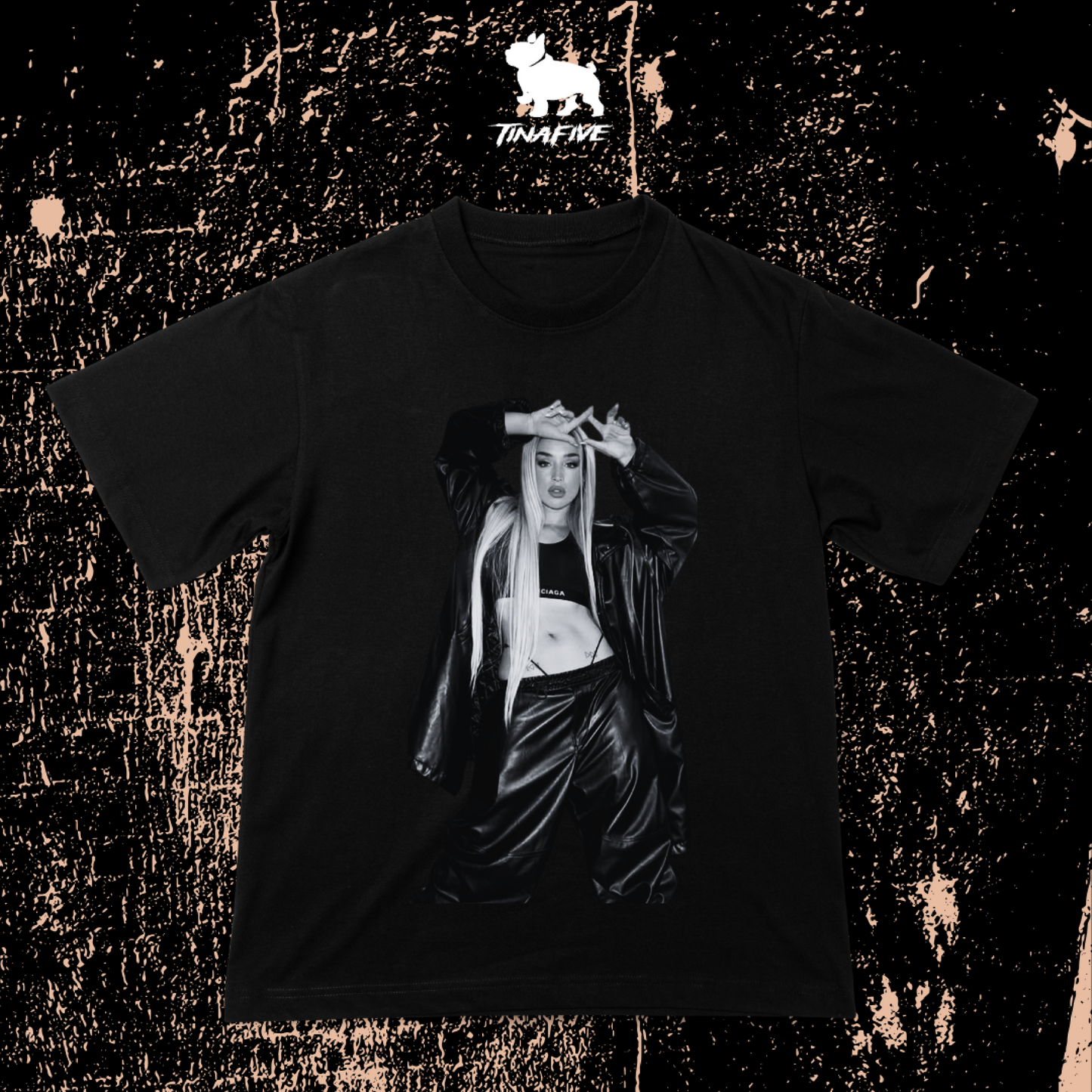 CAMISETA LOLA INDIGO VINTAGE