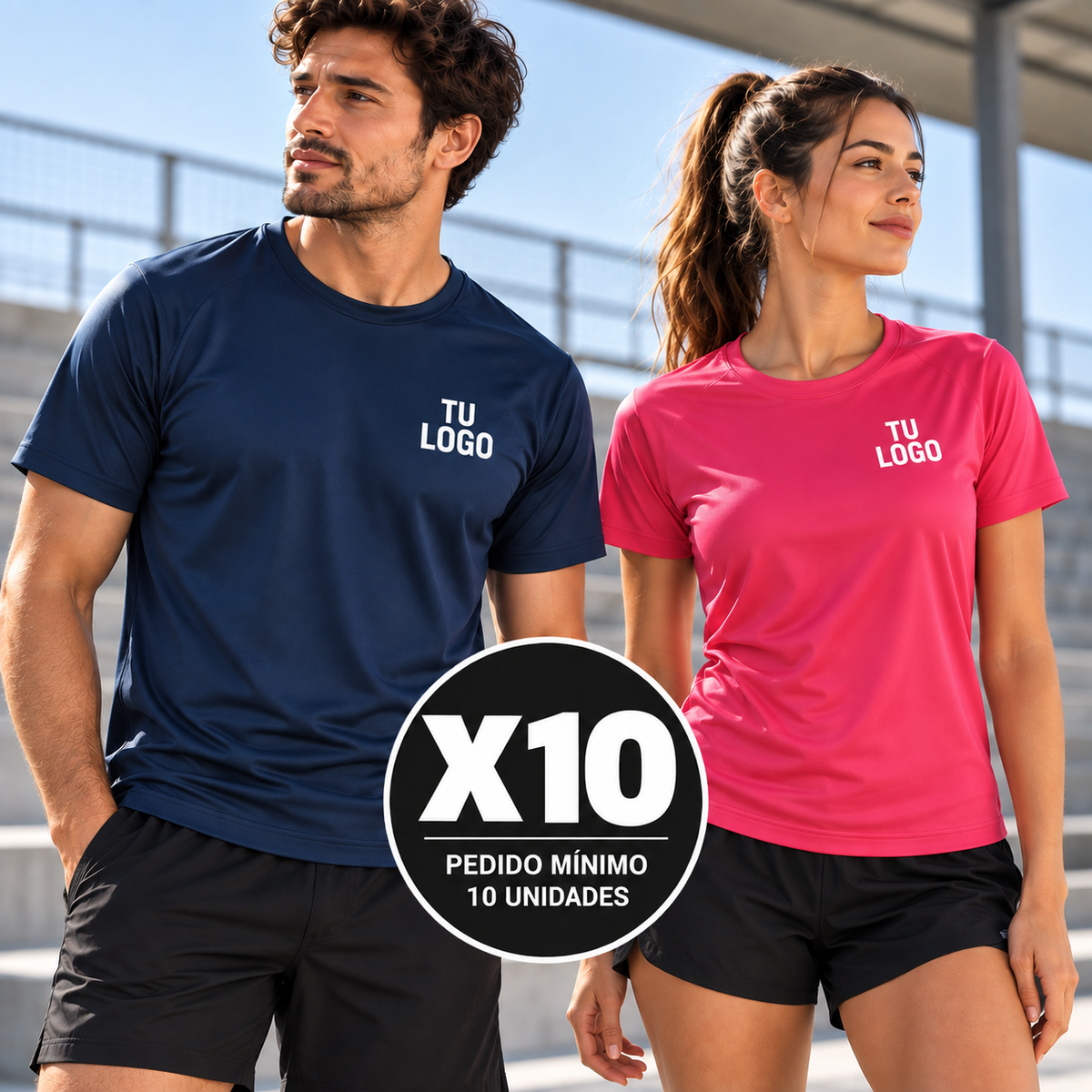 Camiseta Deportiva Personalizada con Logo – Mínimo 10 Uds