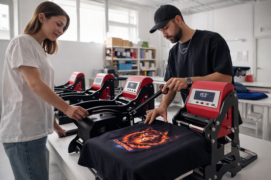 Cómo trabajamos tus camisetas personalizadas y merchandising en TinaFive paso a paso