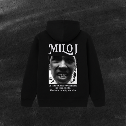 Sudadera Milo J la vida era mas corta