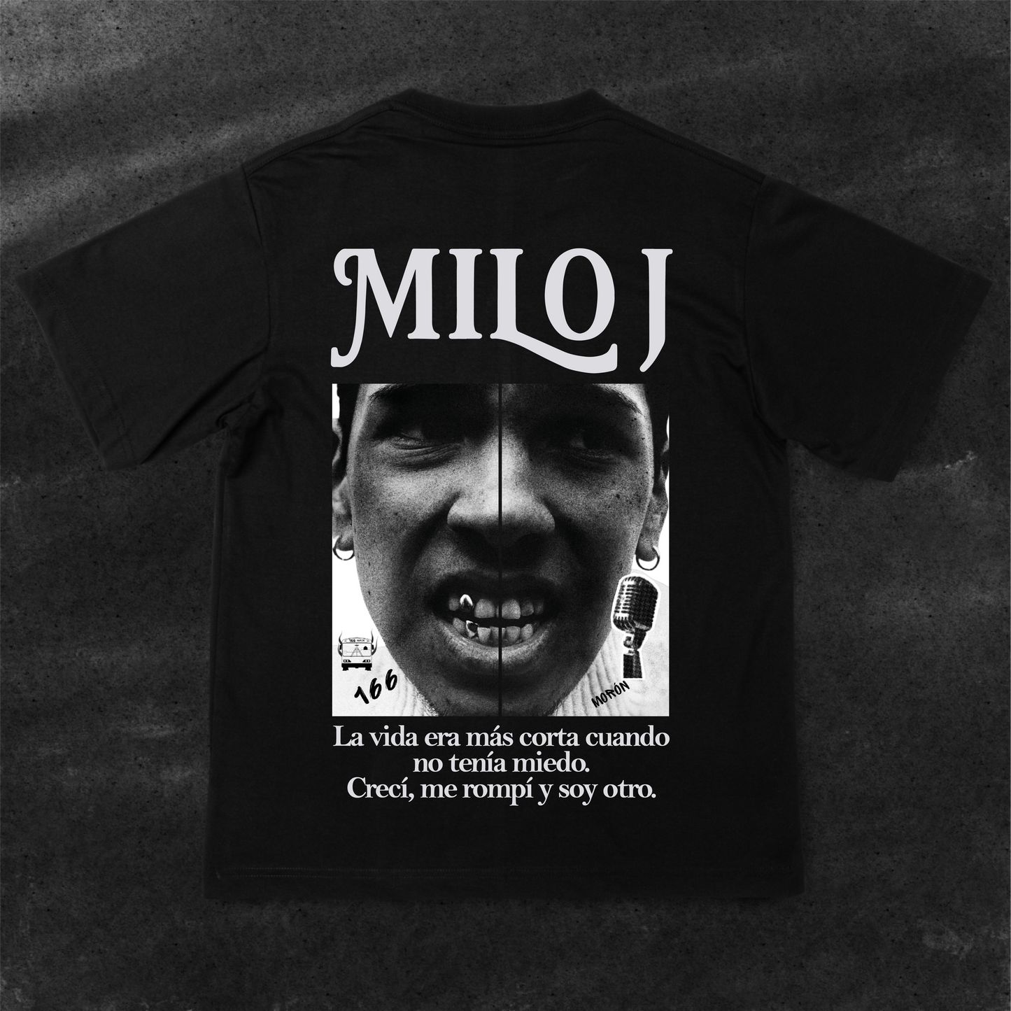 Camiseta Milo J la vida era mas corta