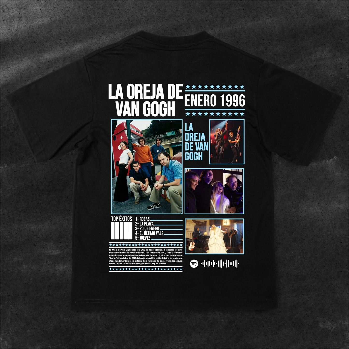 Camiseta La Oreja de Van Gogh TOUR