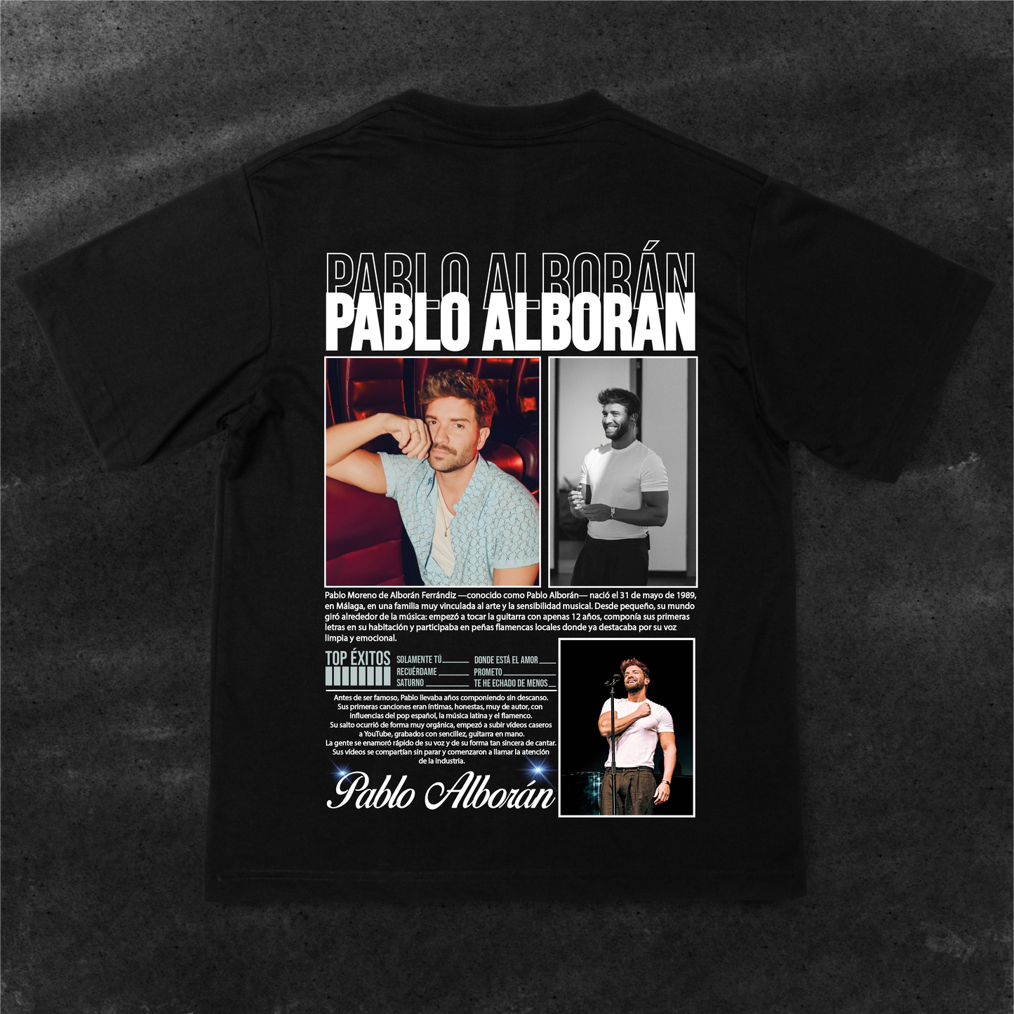 Camiseta Pablo Alboran