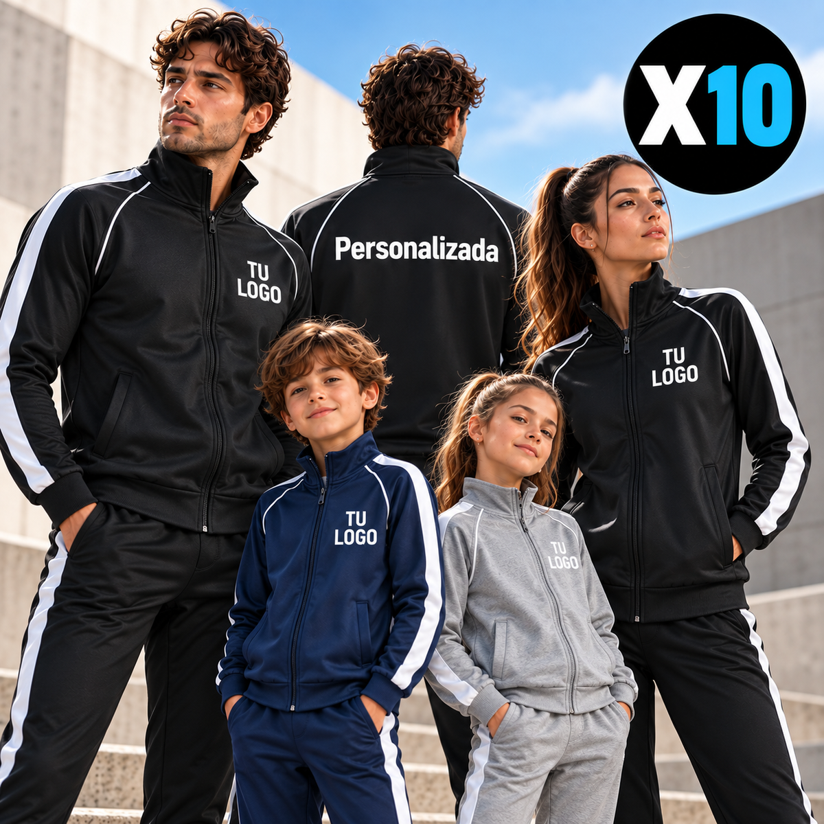 Chaqueta Deportiva Personalizada – Mínimo 10 Uds