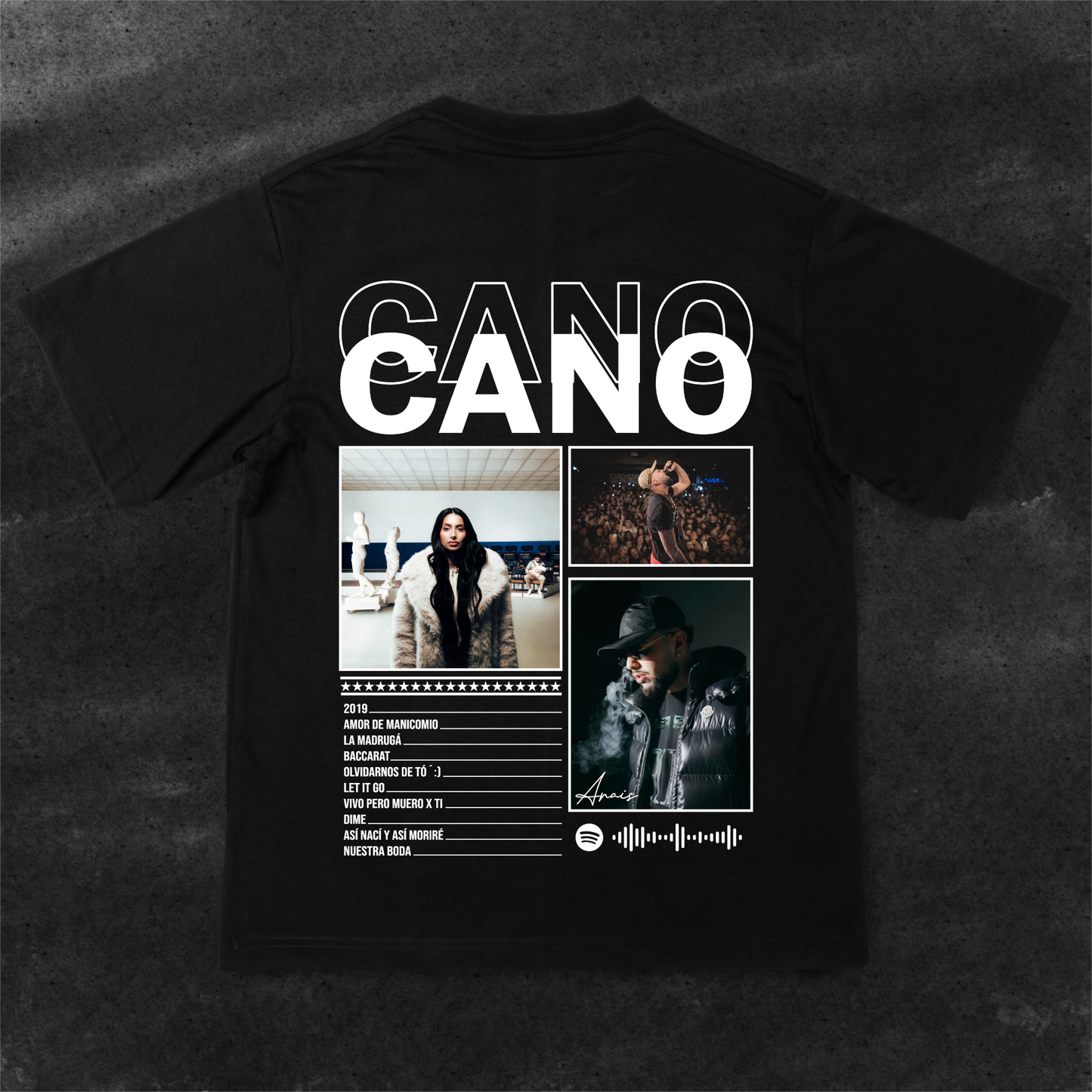 Camiseta Cano - Edición especial álbum Anais