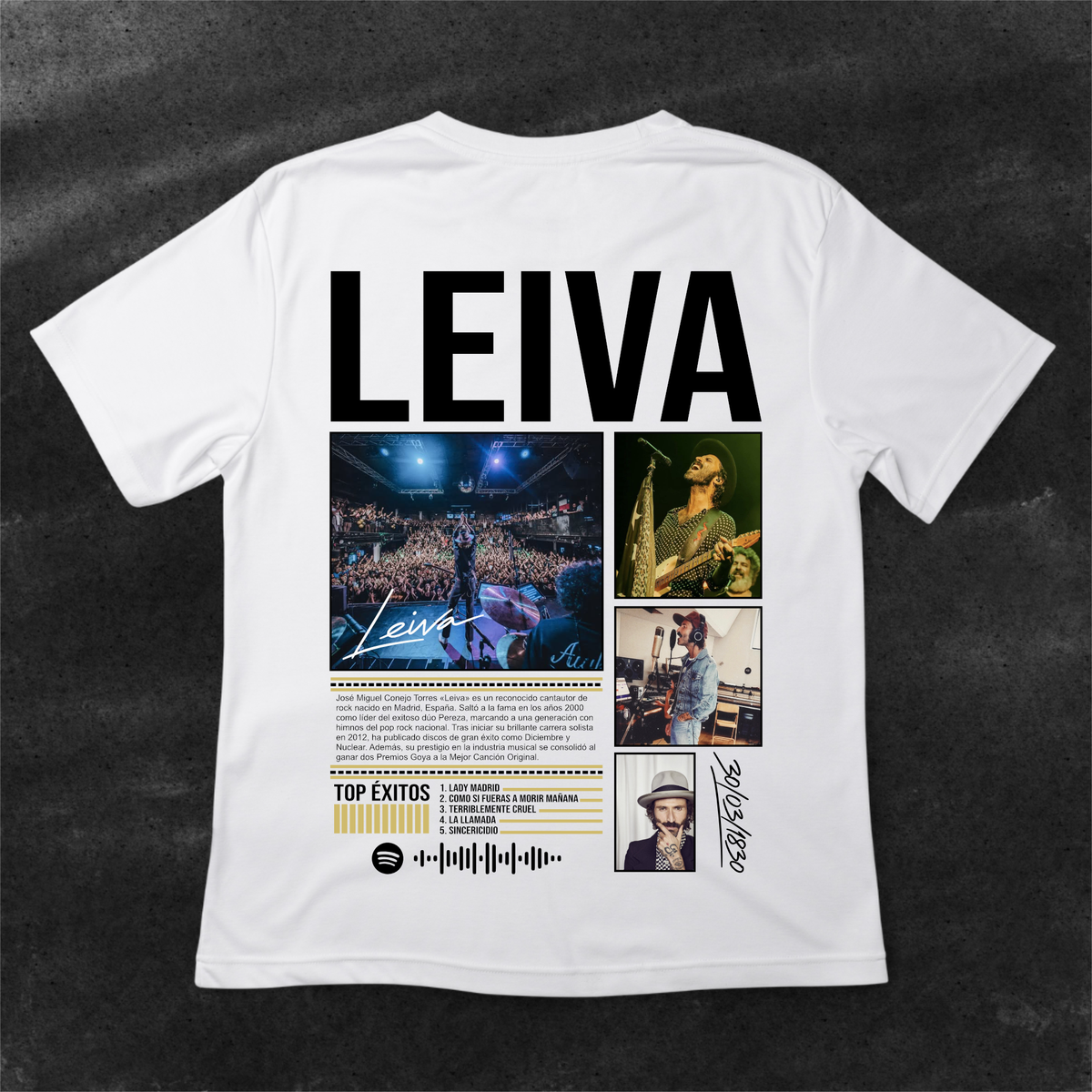 Camiseta Leiva Concierto – Tour Gigante
