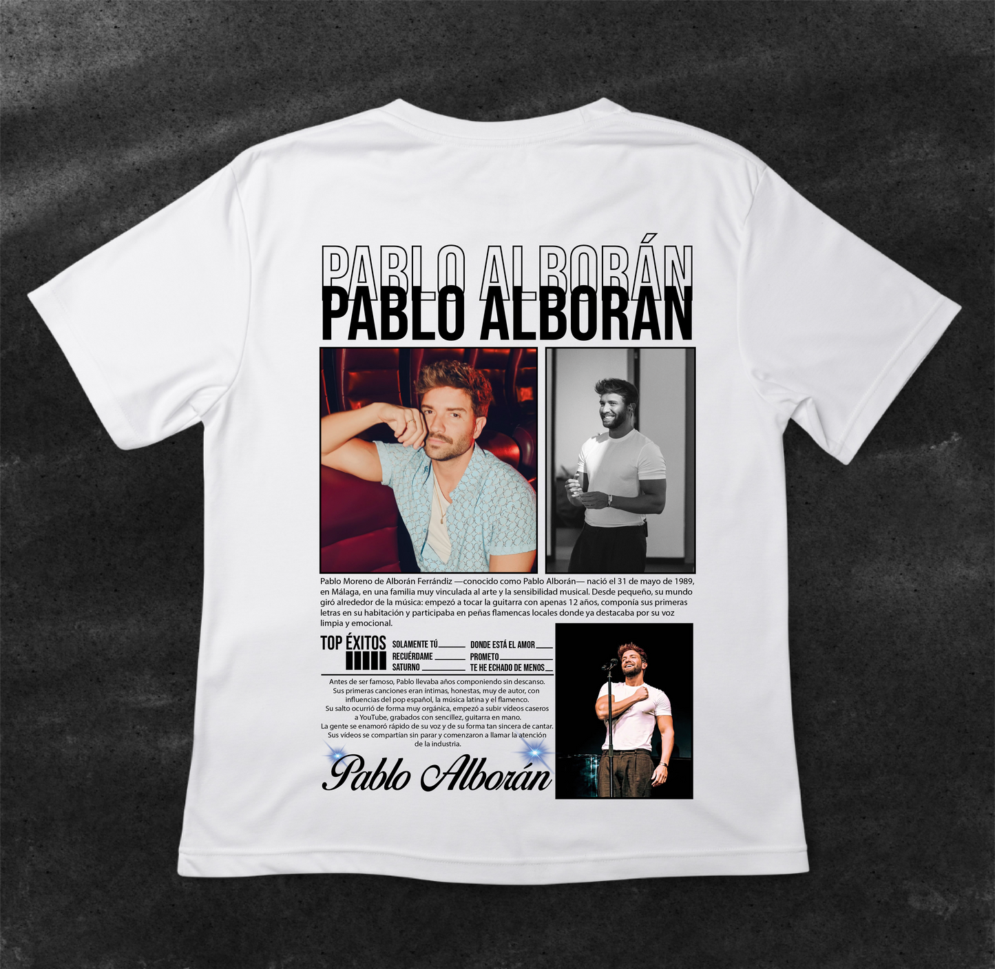 Camiseta Pablo Alboran