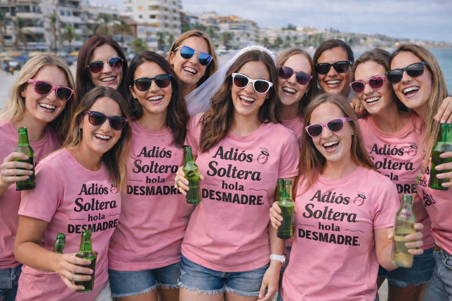 Camiseta despedida de soltero y soltera personalizada