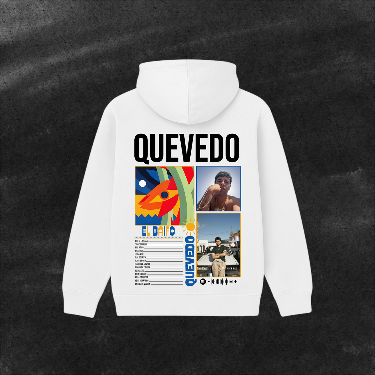 Sudadera Quevedo El Baifo con Capucha