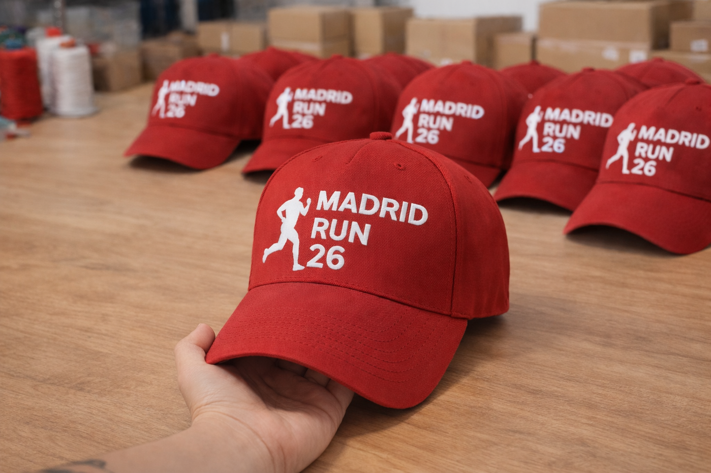 Gorra de algodón personalizada con tu logo