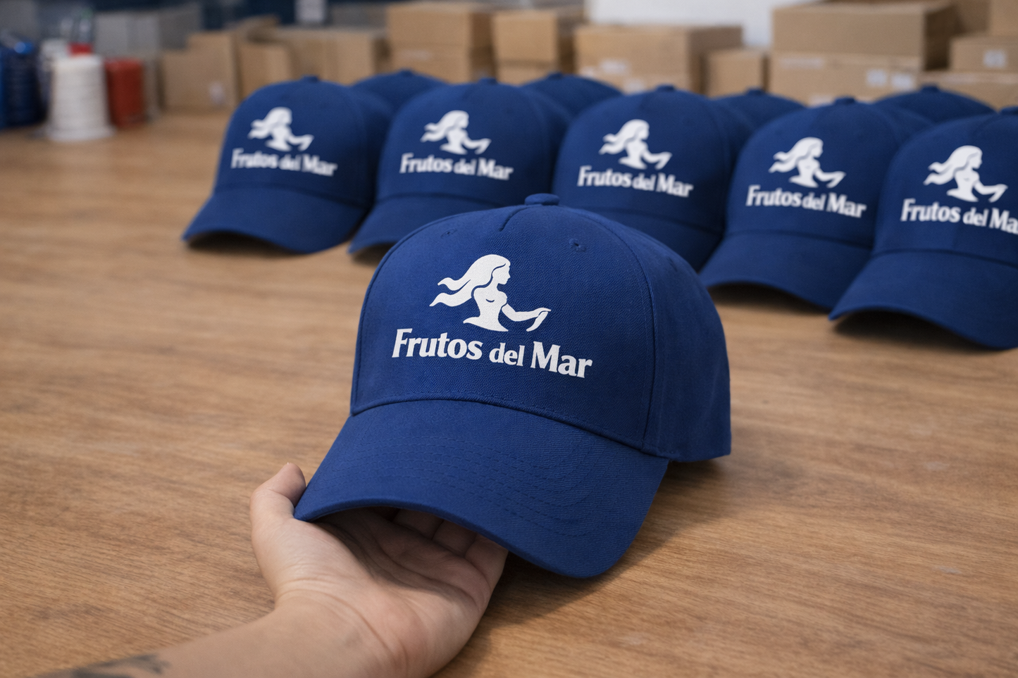 Gorra de algodón personalizada con tu logo