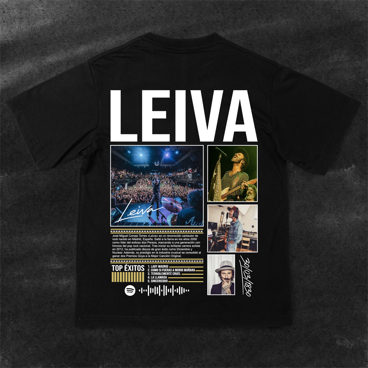Camiseta Leiva Concierto – Tour Gigante