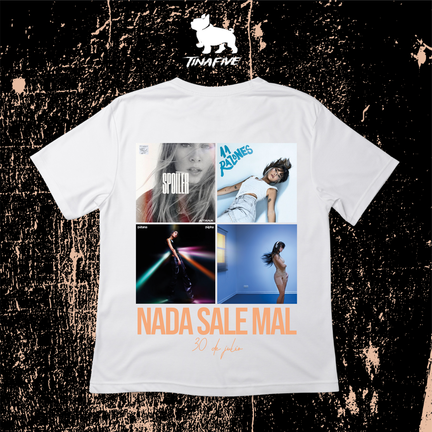Camiseta Aitana “nada sale mal”