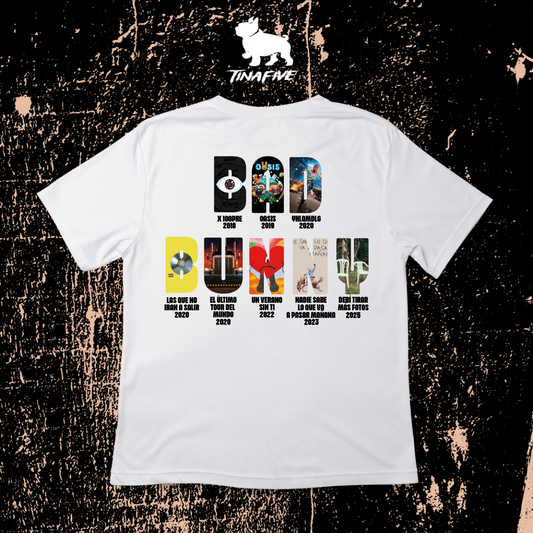CAMISETA BAD BUNNY ÁLBUMES
