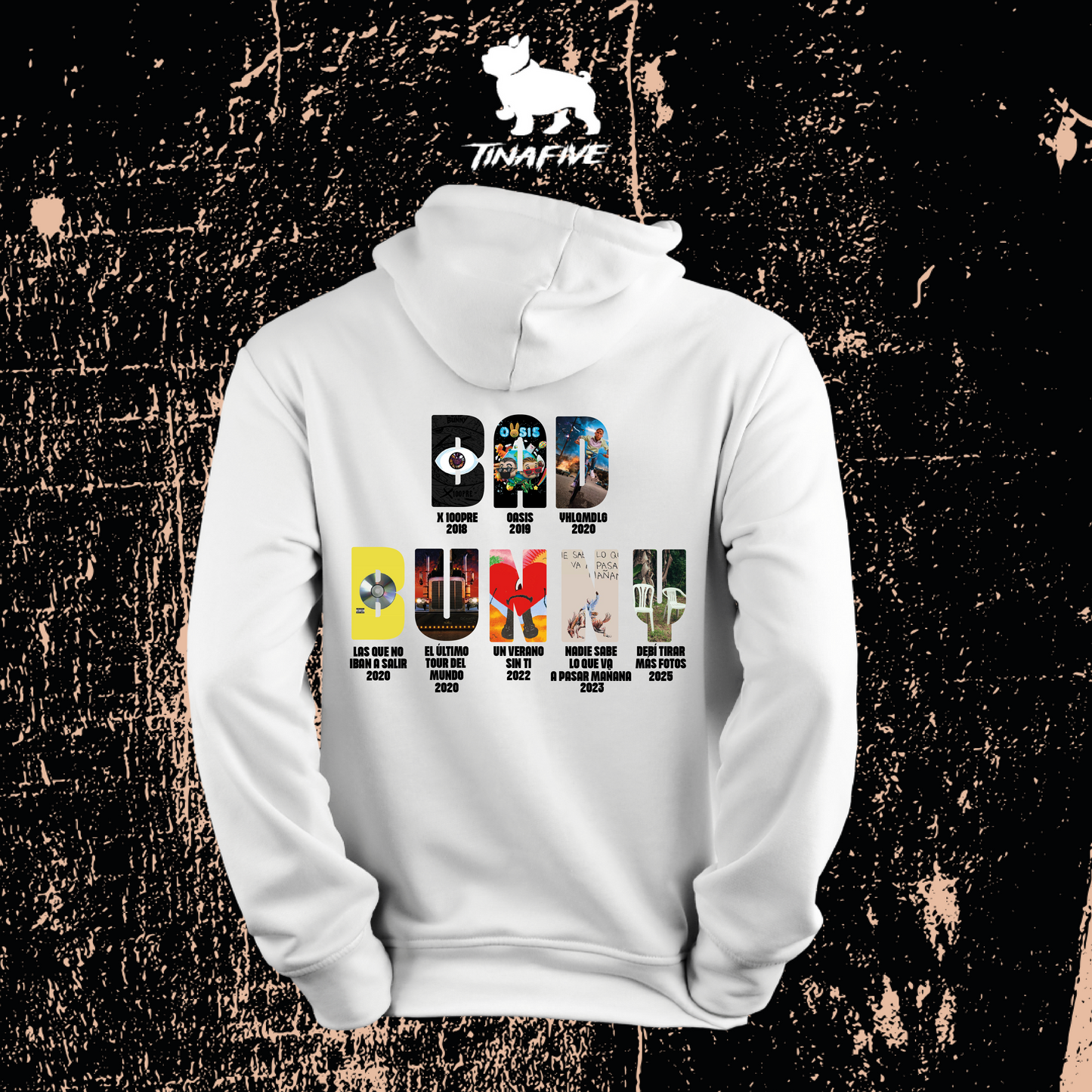 SUDADERA BAD BUNNY ALBUMES