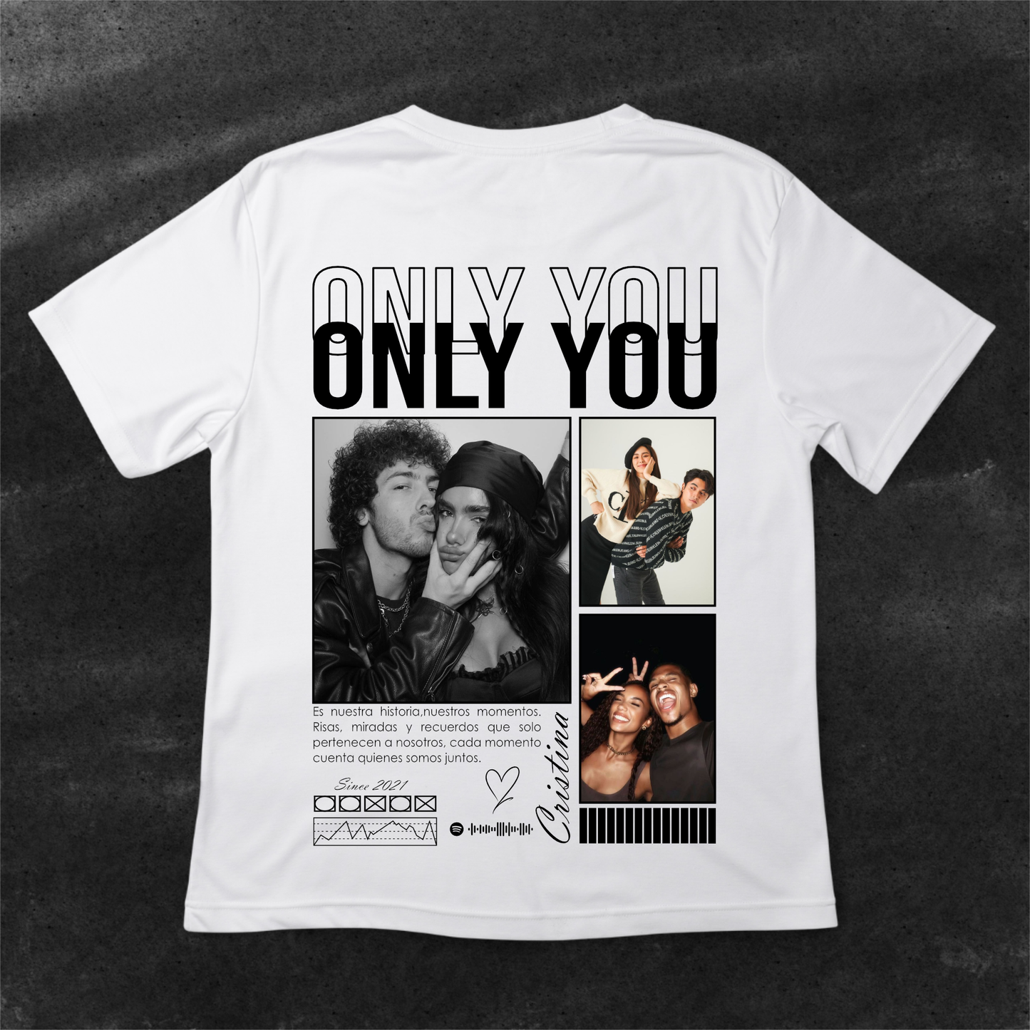 Camiseta personalizada - ONLY YOU