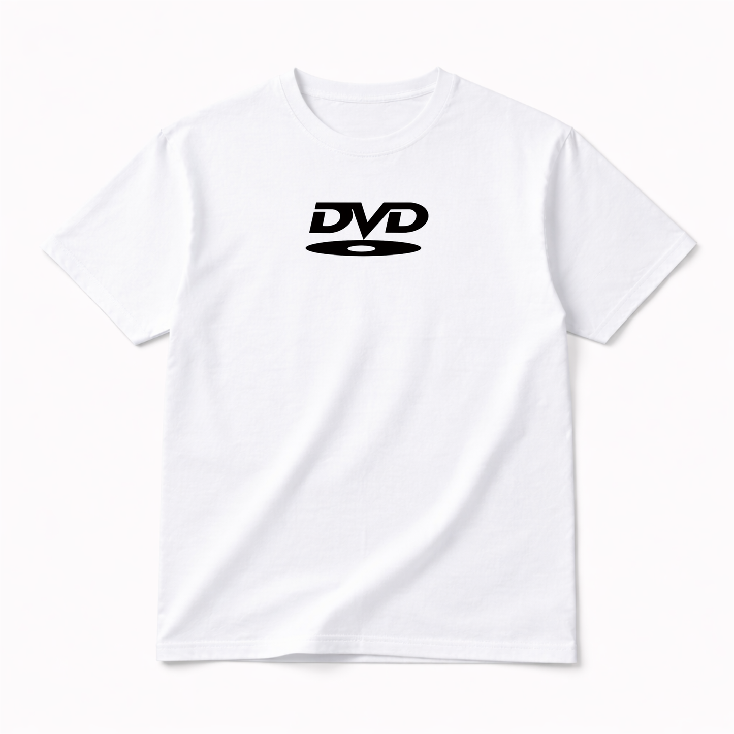 Camiseta 100% Algodón DVD Retro Y2K Streetwear