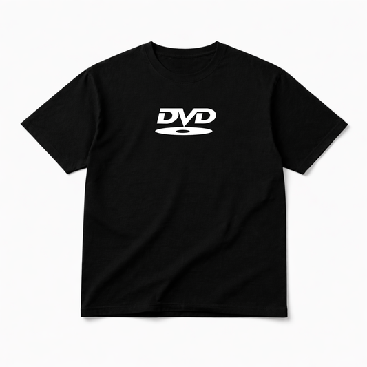 Camiseta 100% Algodón DVD Retro Y2K Streetwear