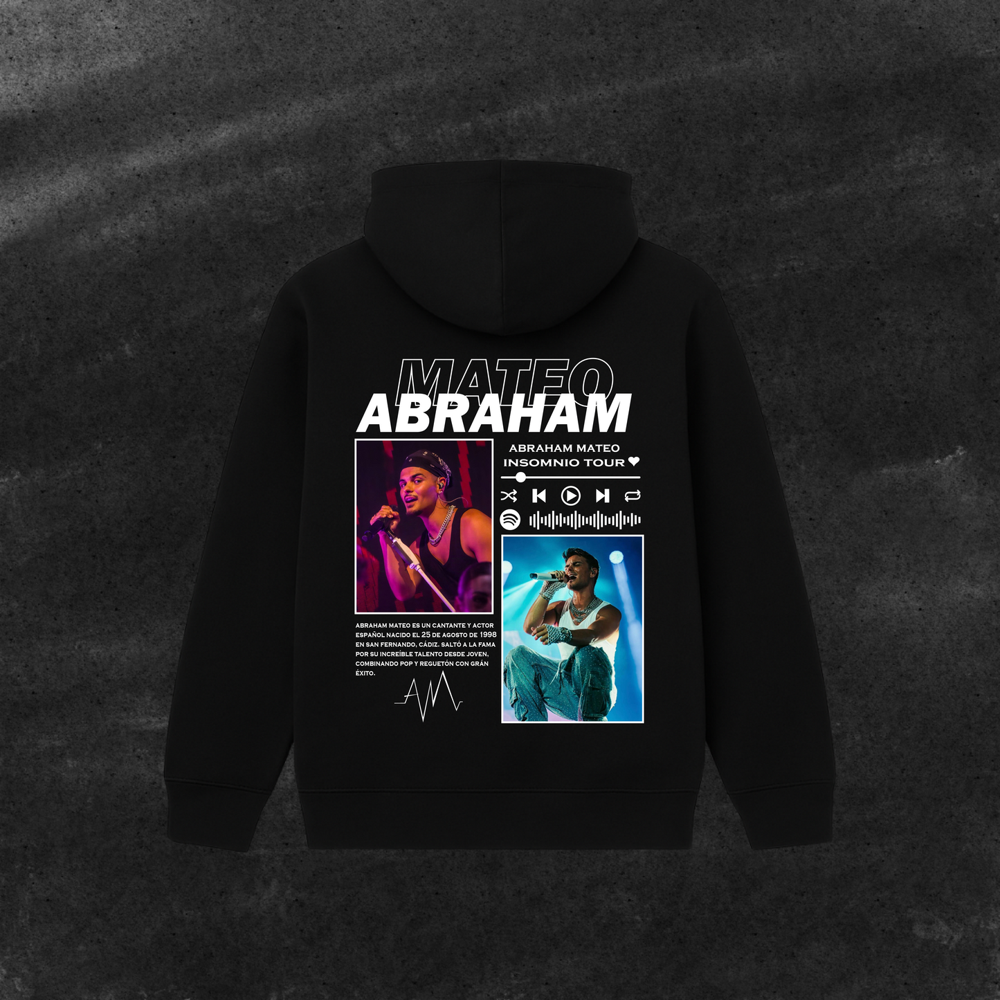 Sudadera Abraham Mateo Insomnio