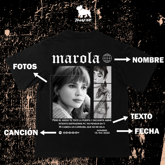 CAMISETA PERSONALIZADA (LEER ANTES LA DESCRIPCIÓN)