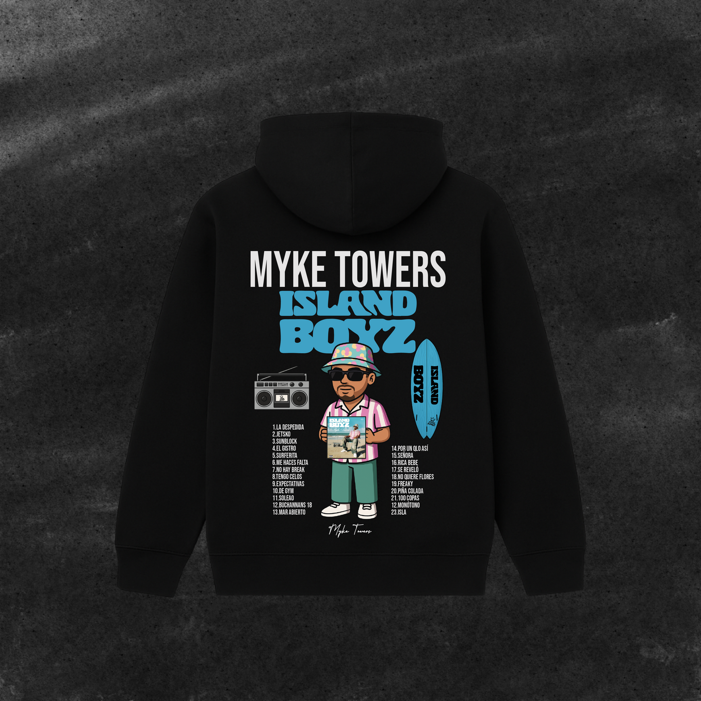 Sudadera Myke Towers Island Boyz