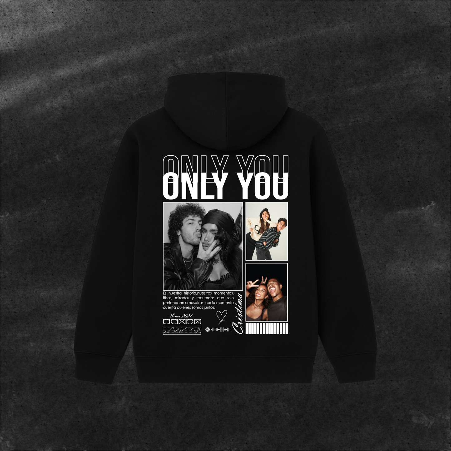 Sudadera personalizada - ONLY YOU
