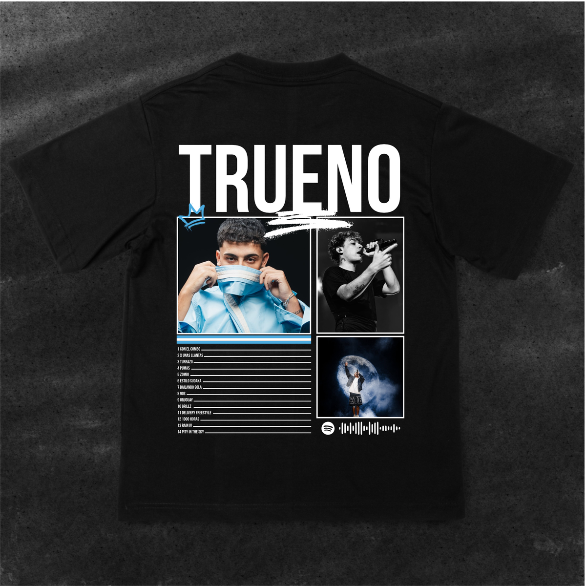 Camiseta Trueno 2026 - Concierto Turr4zo
