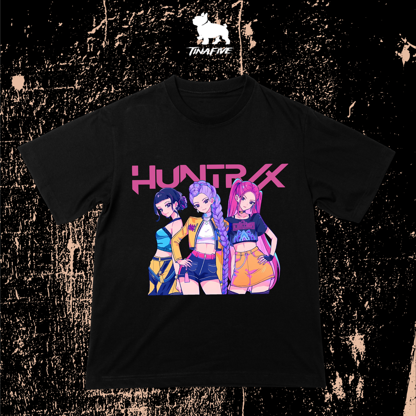 Camiseta Huntrix-KPop Demon Hunters