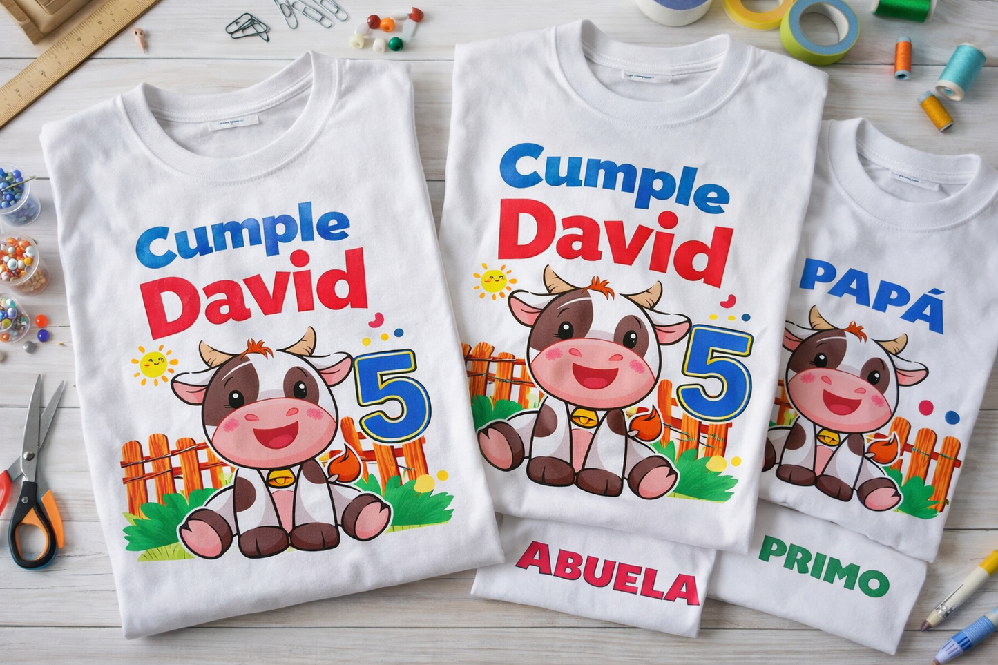 Camisetas Personalizadas para Cumpleaños – Diseña la Tuya 🎂