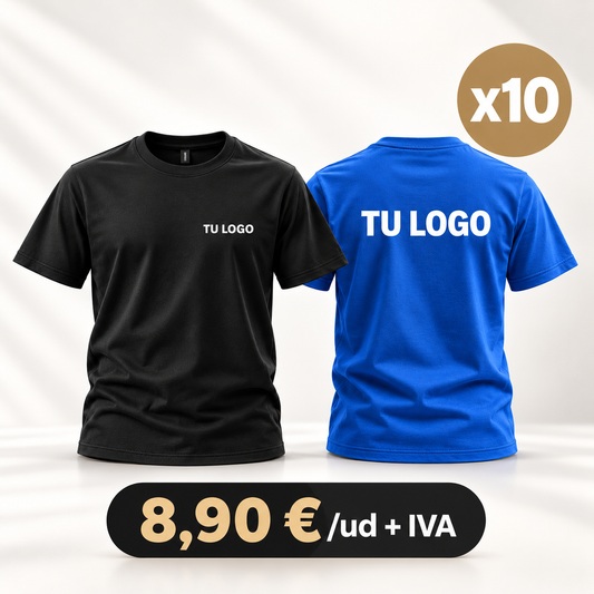 PACK 10 CAMISETAS PERSONALIZADAS