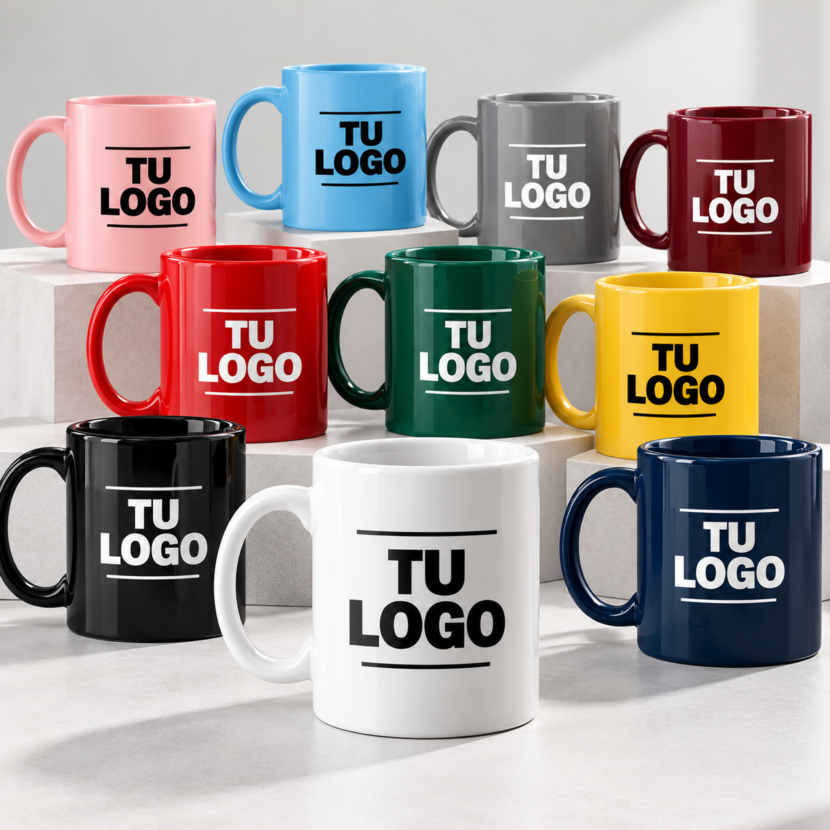 Taza de Cerámica Personalizada con Logo – Desde 10 Uds